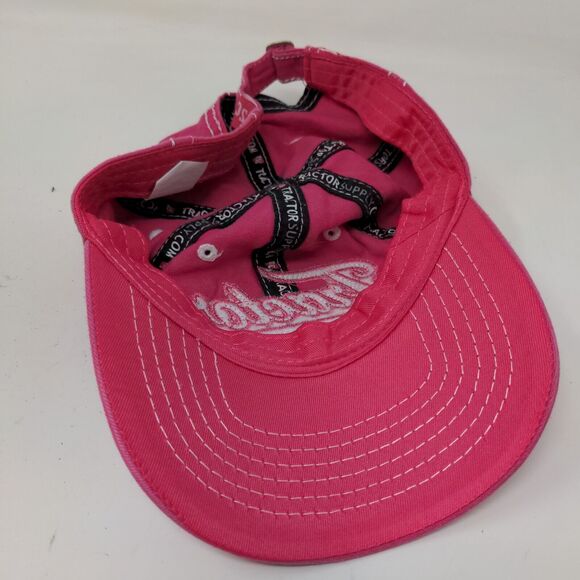 Tractor Supply Women's Slideback Hat Pink OSFM Embroidered Logo - Picture 9 of 11